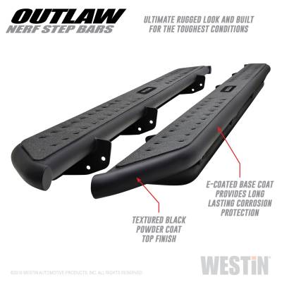 Westin 58-54135 Outlaw Nerf Step Bars