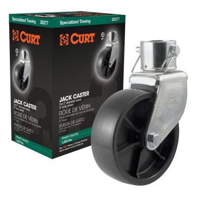 CURT 28277 Trailer Jack Caster Assembly