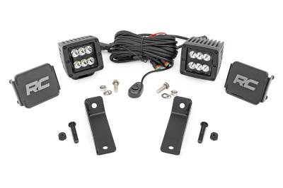 Rough Country 97081 Black Series LED Fog Light Kit