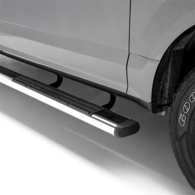 ARIES - ARIES 4444017 The Standard 6 in. Oval Nerf Bar w/Mounting Brackets - Image 1