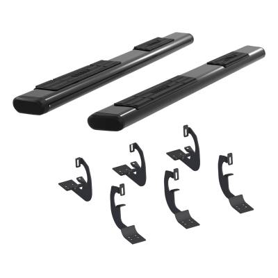 ARIES - ARIES 4445013 The Standard 6 in. Oval Nerf Bar w/Mounting Brackets - Image 2