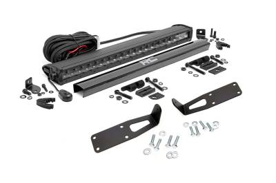 Rough Country 70568BL LED Light Bar Bumper Mounting Brackets