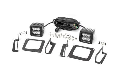 Rough Country 70689 Black Series LED Fog Light Kit