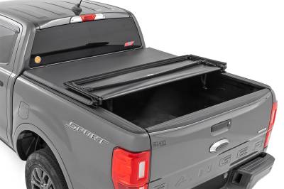 Rough Country - Rough Country 41219500 Soft Tri-Fold Tonneau Bed Cover - Image 2