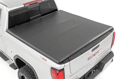 Rough Country - Rough Country 41308650 Soft Tri-Fold Tonneau Bed Cover - Image 2