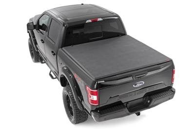 Rough Country - Rough Country 41515650 Soft Tri-Fold Tonneau Bed Cover - Image 4