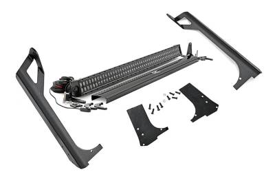 Rough Country - Rough Country 70503BL LED Light Bar Windshield Mounting Brackets - Image 2