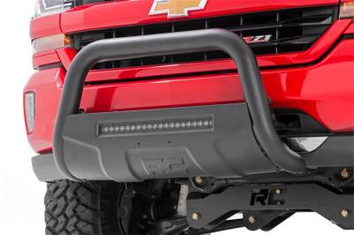 Rough Country - Rough Country B-T4060 Black Bull Bar w/ Integrated Black Series 20-inch LED Light Bar - Image 10