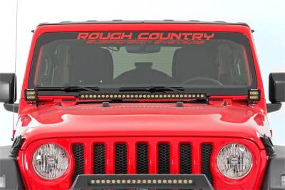 Rough Country - Rough Country 70054 LED Light Bar Hood Kit - Image 10