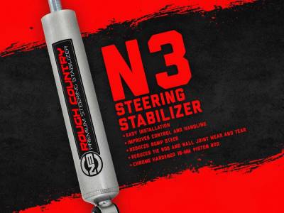 Rough Country - Rough Country 8738530 N3 Steering Stabilizer - Image 3