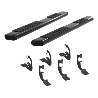 ARIES - ARIES 4445015 The Standard 6 in. Oval Nerf Bar w/Mounting Brackets - Image 4