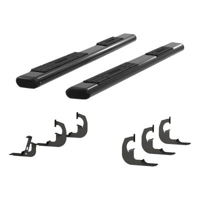 ARIES - ARIES 4445045 The Standard 6 in. Oval Nerf Bar w/Mounting Brackets - Image 4