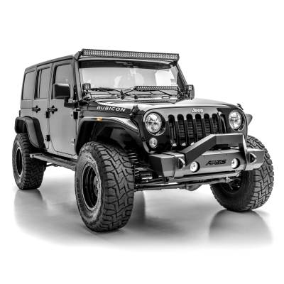 ARIES - ARIES 2186000 TrailCrusher Front Bumper w/Brush Guard - Image 4