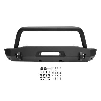 Westin - Westin 59-80075 WJ2 Stubby Front Bumper w/Bull Bar - Image 4