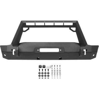 Westin - Westin 59-80085 WJ2 Stubby Front Bumper w/LED Light Bar Mount - Image 4