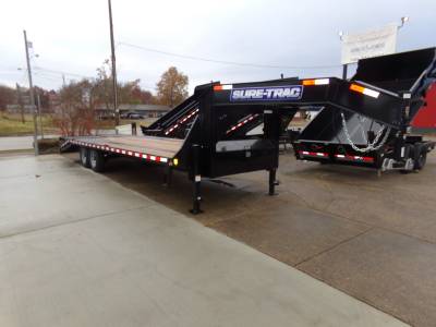 Sure-Trac Trailers - 2025 Sure-Trac 8.5x20+5 Gooseneck Heavy Duty Low Profile Beavertail Deckover 15K - Image 2