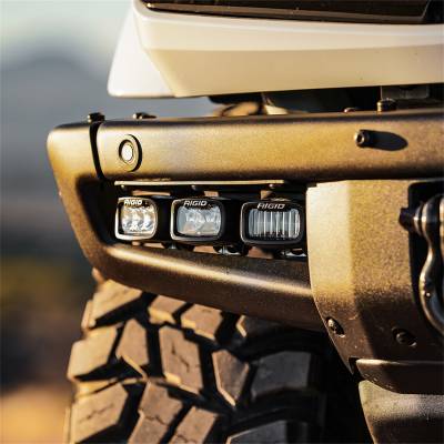 Rigid Industries - Rigid Industries 46731 Bumper Triple SR-M Fog Light Kit - Image 4