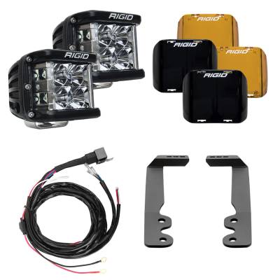 Rigid Industries 46808 A-Pillar D-SS Series Light Mount Kit