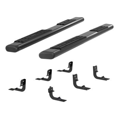 ARIES - ARIES 4445044 The Standard 6 in. Oval Nerf Bar w/Mounting Brackets - Image 3