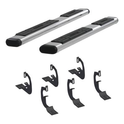 ARIES - ARIES 4444002 The Standard 6 in. Oval Nerf Bar w/Mounting Brackets - Image 3