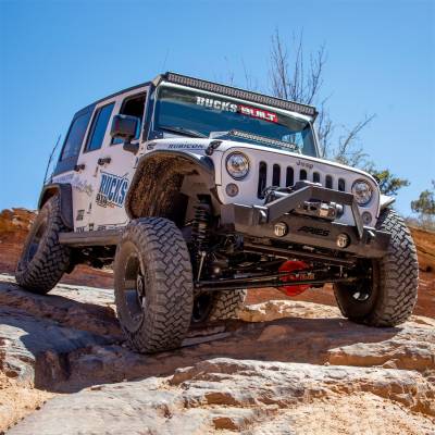 ARIES - ARIES 2186000 TrailCrusher Front Bumper w/Brush Guard - Image 5