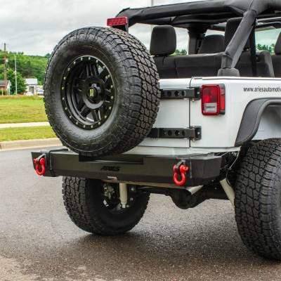 ARIES - ARIES 2157000 TrailCrusher Rear Bumper - Image 5