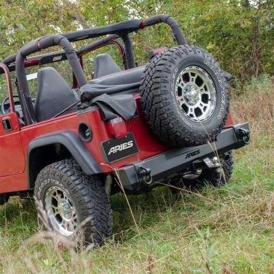 ARIES - ARIES 2157001 TrailCrusher Rear Bumper - Image 5