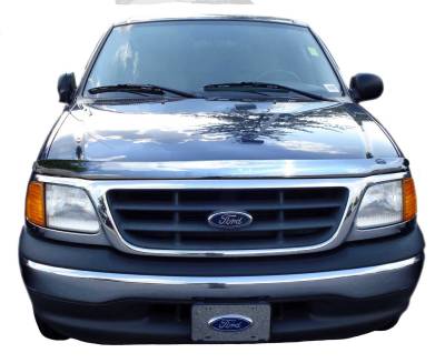 Auto Ventshade - Auto Ventshade 680513 Chrome Hood Shield - Image 2