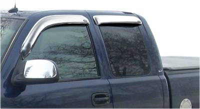 Auto Ventshade - Auto Ventshade 684044 Chrome Ventvisor Deflector 4 pc. - Image 2