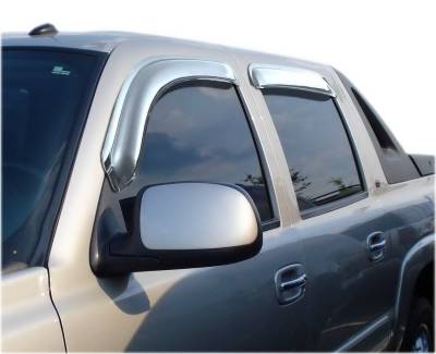 Auto Ventshade - Auto Ventshade 684355 Chrome Ventvisor Deflector 4 pc. - Image 2