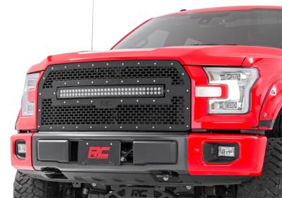 Rough Country - Rough Country 70193BDA Mesh Grille w/LED - Image 4