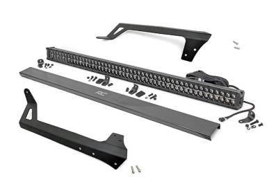 Rough Country 70504BLDRLA LED Light Bar Windshield Mounting Brackets