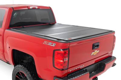 Rough Country 49119551 Hard Tri-Fold Tonneau Bed Cover