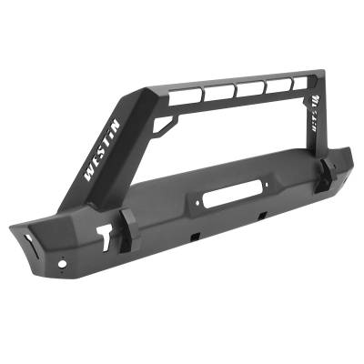 Westin - Westin 59-80085 WJ2 Stubby Front Bumper w/LED Light Bar Mount - Image 2