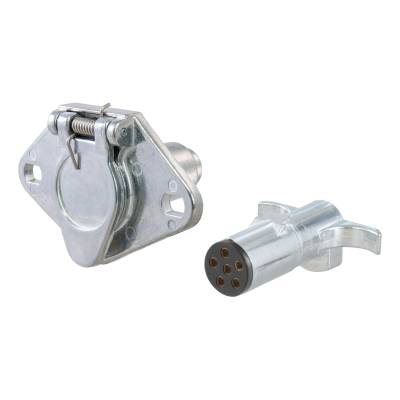 CURT - CURT 58092 6-Way Round Connector Plug and Socket - Image 2