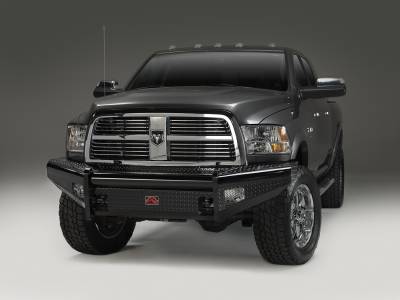 Fab Fours DR10-S2961-1 Black Steel Front Ranch Bumper