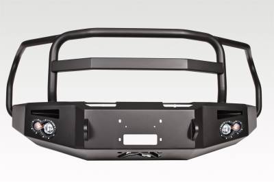 Fab Fours FF15-H3250-B Premium Heavy Duty Winch Front Bumper