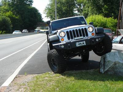 Fab Fours - Fab Fours JK07-B1851-1 Lifestyle Winch Front Bumper - Image 3