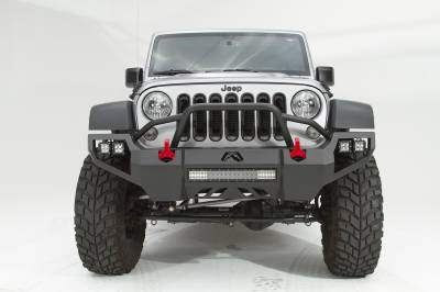 Fab Fours - Fab Fours JK07-D1852-1 Vengeance Front Bumper - Image 3