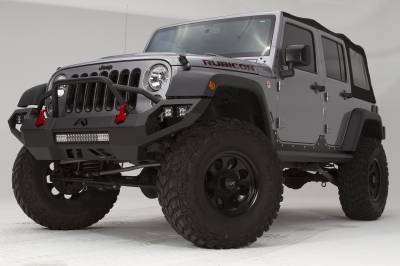 Fab Fours - Fab Fours JK07-D1852-1 Vengeance Front Bumper - Image 5