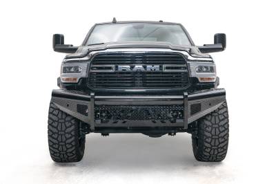 Fab Fours DR19-S4461-1 Black Steel Front Bumper