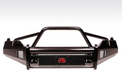 Fab Fours DR09-K2462-1 Black Steel Front Ranch Bumper