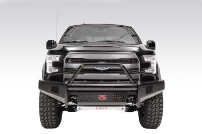 Fab Fours - Fab Fours FF09-K1962-1 Black Steel Front Ranch Bumper - Image 3