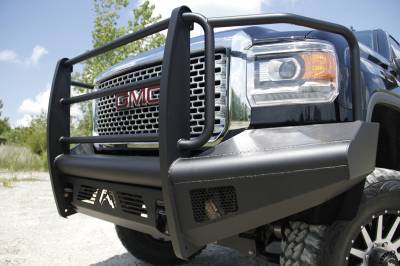 Fab Fours - Fab Fours GM14-Q3160-1 Elite Front Ranch Bumper - Image 7