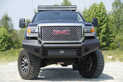 Fab Fours - Fab Fours GM14-Q3161-1 Elite Front Ranch Bumper - Image 5