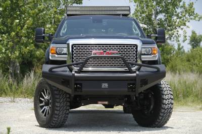 Fab Fours - Fab Fours GM14-Q3162-1 Elite Front Ranch Bumper - Image 4