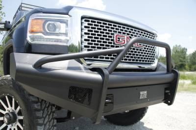 Fab Fours - Fab Fours GM14-Q3162-1 Elite Front Ranch Bumper - Image 6