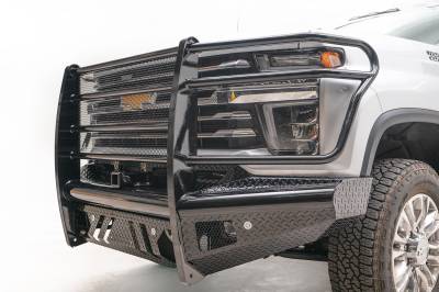 Fab Fours - Fab Fours CH20-S4960-1 Black Steel Front Ranch Bumper - Image 7