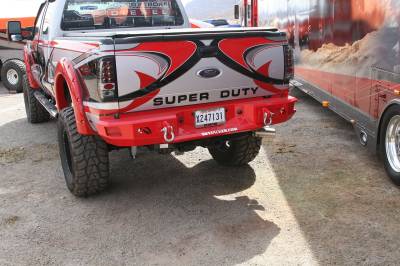 Fab Fours - Fab Fours FS08-W1350-B Heavy Duty Rear Bumper - Image 3