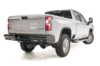 Fab Fours - Fab Fours CH20-T4950-1 Black Steel Ranch Rear Bumper - Image 5